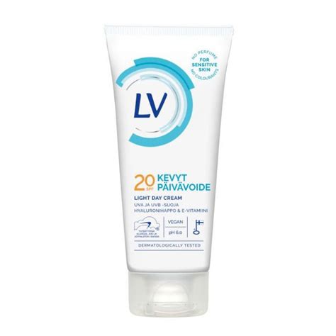 lv päivävoide|LV Kevyt päivävoide spf20.